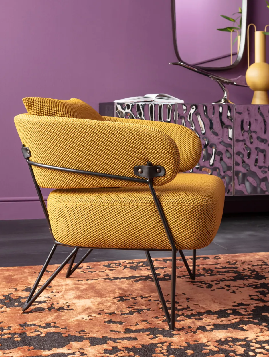 KARE Sessel Peppo Gelb