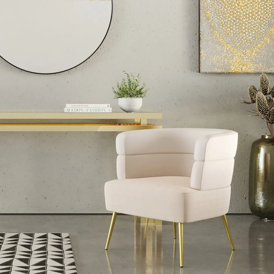 KARE Sessel Sandwich Creme