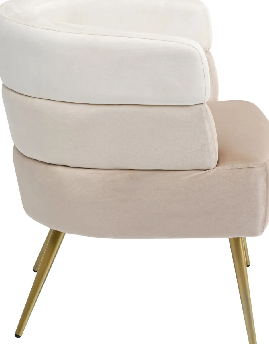 KARE Sessel Sandwich Creme