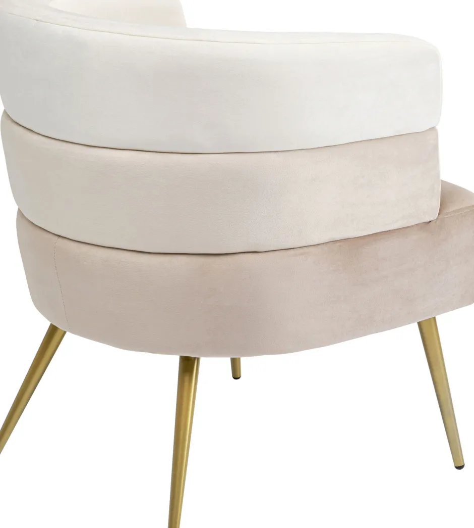 KARE Sessel Sandwich Creme