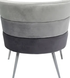 KARE Sessel Sandwich Grau
