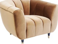 KARE Sessel Spectra Samt Braun