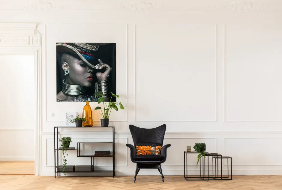 KARE Sessel Tudor Velvet Schwarz