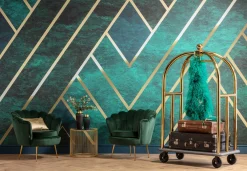 KARE Sessel Water Lily Dunkelgrün