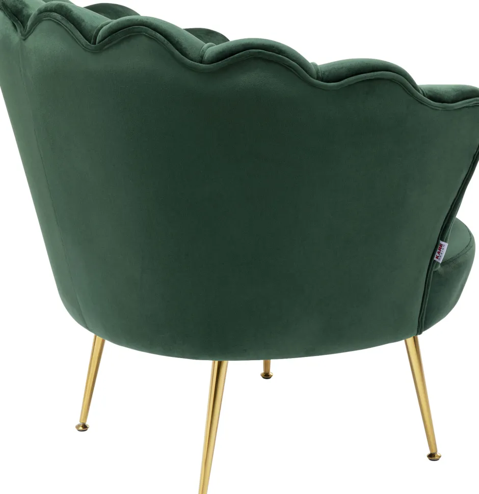 KARE Sessel Water Lily Dunkelgrün