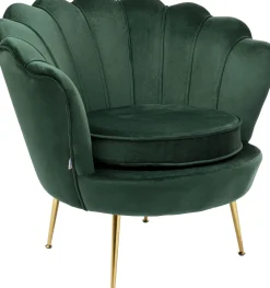 KARE Sessel Water Lily Dunkelgrün