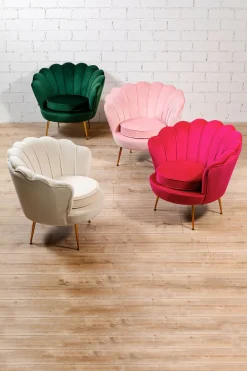 KARE Sessel Water Lily Gold Beige