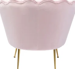 KARE Sessel Water Lily Gold Rosa