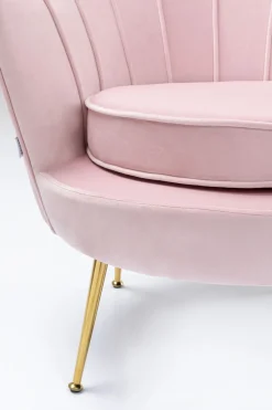 KARE Sessel Water Lily Gold Rosa