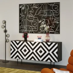 KARE Sideboard Arctic 160x75cm