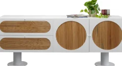 KARE Sideboard Atomic Weiß 183x76cm