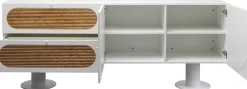 KARE Sideboard Atomic Weiß 183x76cm