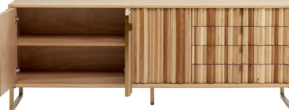 KARE Sideboard Concertina Natur 186x74cm