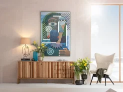 KARE Sideboard Concertina Natur 186x74cm