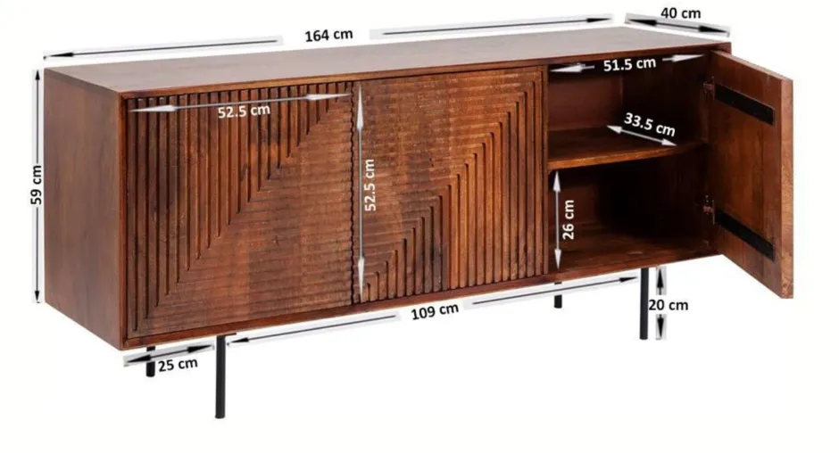 KARE Sideboard Grooves