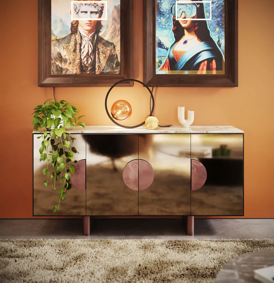 KARE Sideboard Lunar 160x80cm