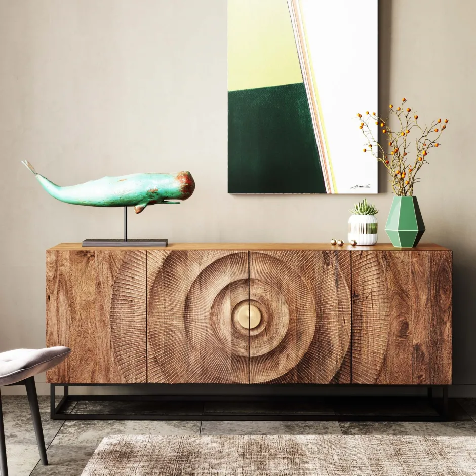 KARE Sideboard Madeira Hell 177x75cm