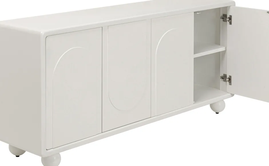 KARE Sideboard Paco Weiß 160x75cm