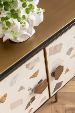KARE Sideboard Terrazzo 183x77cm