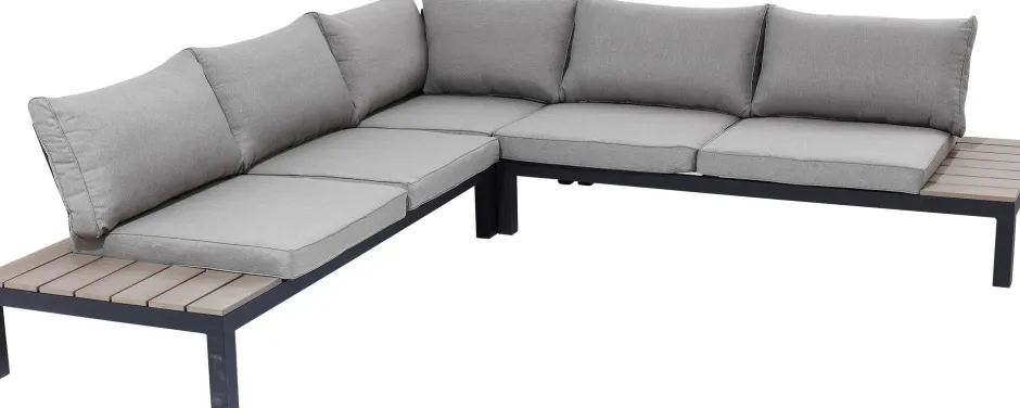 KARE Sitzgruppe Holiday Schwarz (4/tlg.)