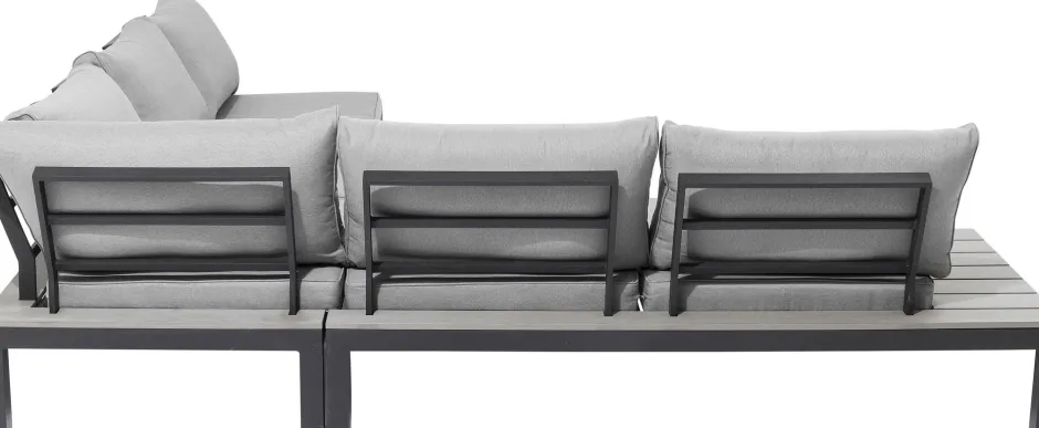 KARE Sitzgruppe Holiday Schwarz (4/tlg.)