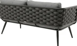 KARE Sitzgruppe Rimini Anthracit (4/tlg.)