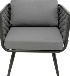 KARE Sitzgruppe Rimini Anthracit (4/tlg.)