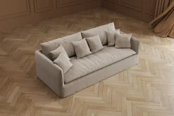 KARE Sofa Boheme 3,5 Sitzer greige 230cm