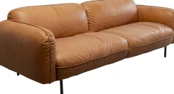 KARE Sofa Calgary Smart Leder Hellbraun 228cm