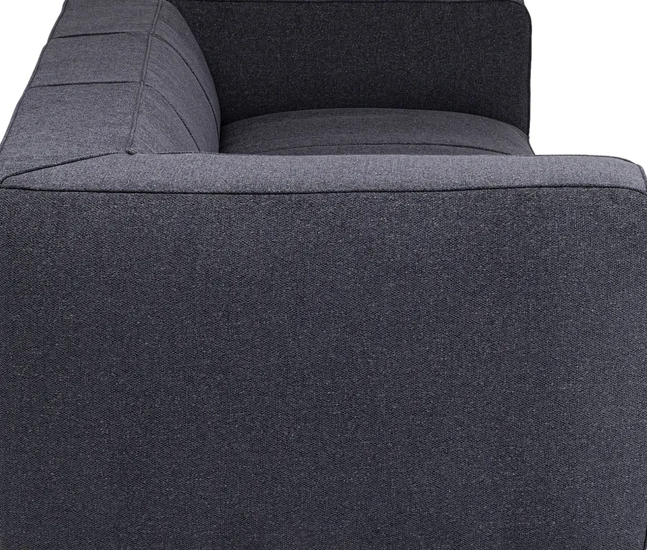 KARE Sofa Cubetto 3-Sitzer Dunkelgrau 220cm