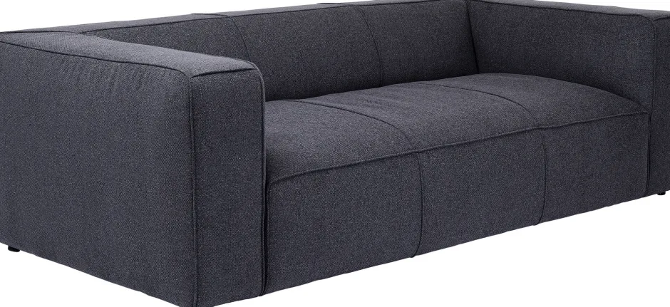 KARE Sofa Cubetto 3-Sitzer Dunkelgrau 220cm