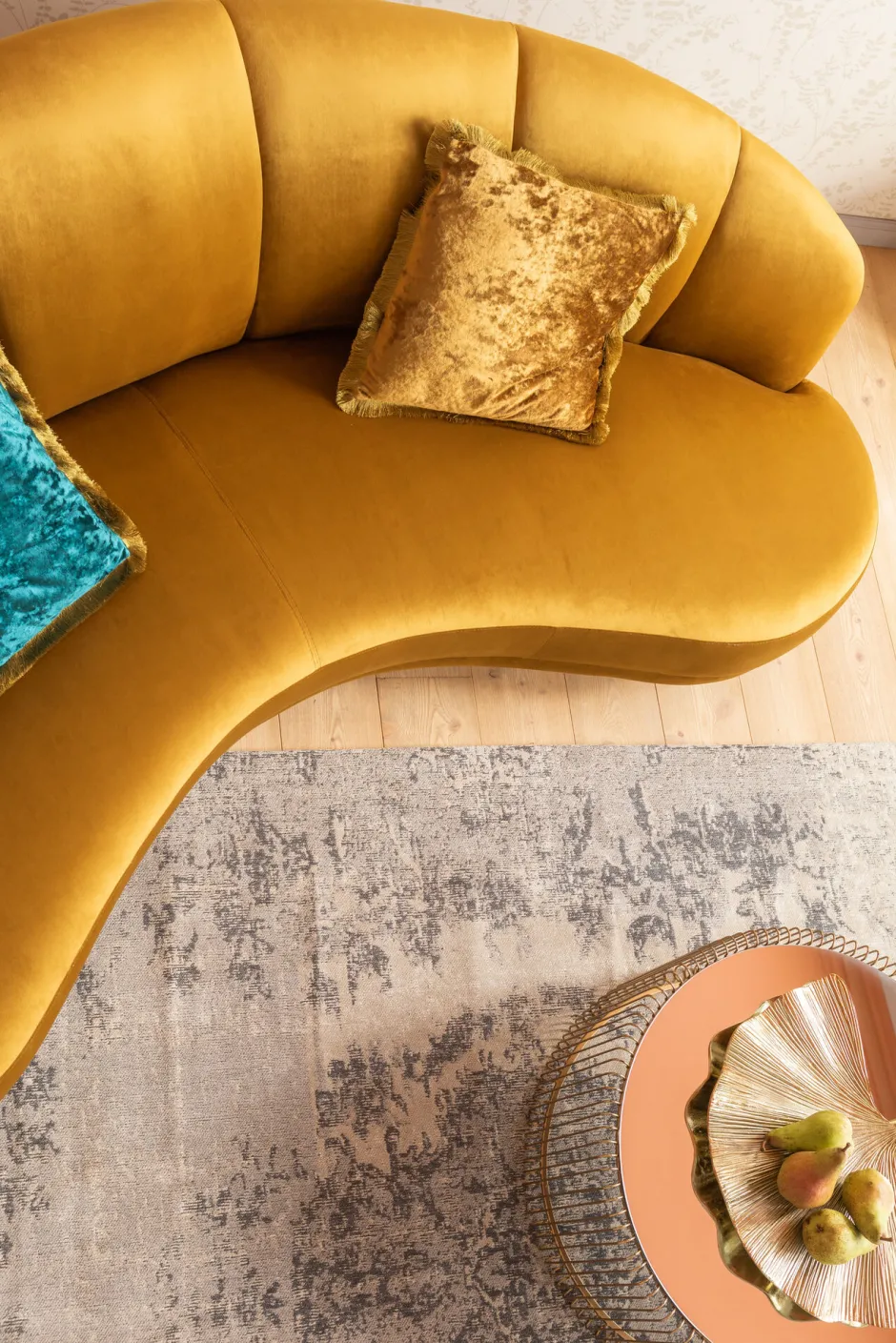 KARE Sofa Dschinn 3-Sitzer Amber 233cm