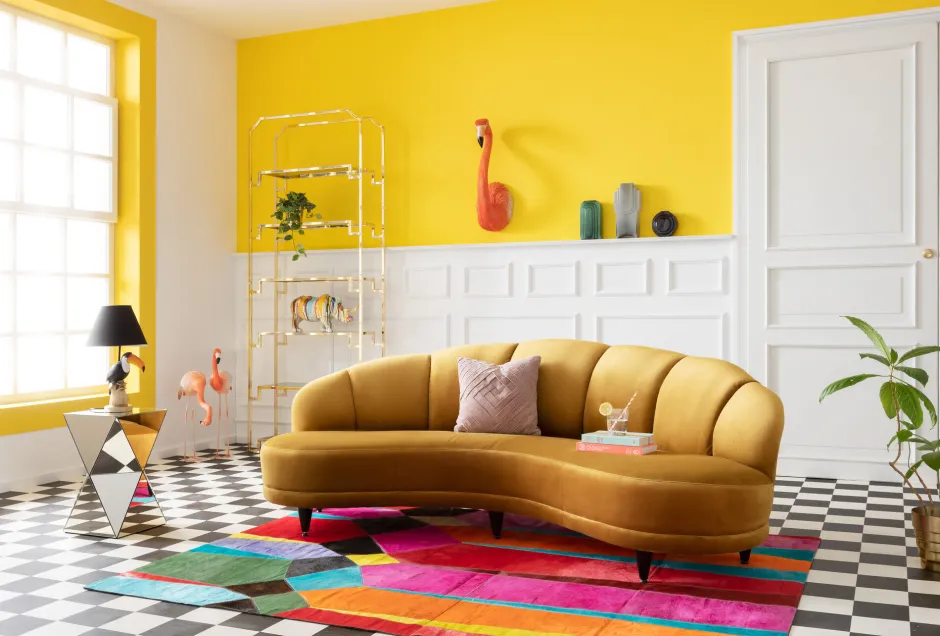 KARE Sofa Dschinn 3-Sitzer Amber 233cm