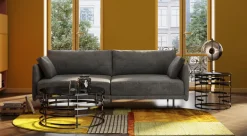 KARE Sofa Edna 3-Sitzer Grau_245cm