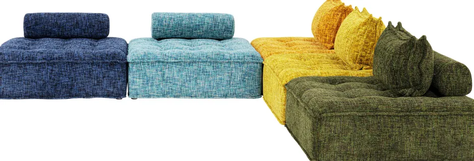 KARE Sofa Element Portofino Dunkelgrün