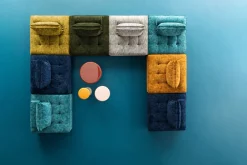 KARE Sofa Element Portofino Orange