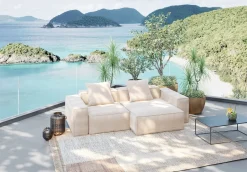 KARE Sofa Kalua 2-Sitzer Outdoor Linen