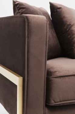 KARE Sofa Loft 3-Sitzer Braun