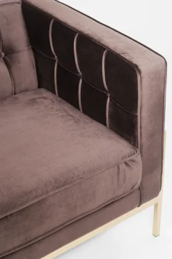 KARE Sofa Loft 3-Sitzer Braun