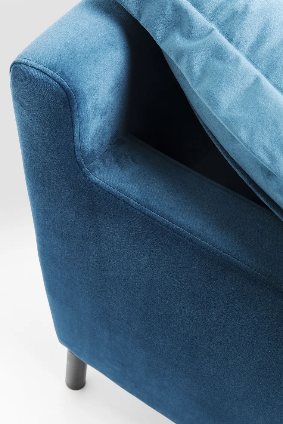 KARE Sofa Lullaby 3-Sitzer Petrol