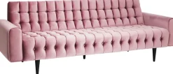 KARE Sofa Milchbar 3-Sitzer Velvet Rose