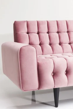 KARE Sofa Milchbar 3-Sitzer Velvet Rose