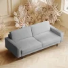 KARE Sofa Neo 2-Sitzer Grau Melange
