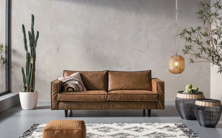 KARE Sofa Neo 2-Sitzer Tobacco