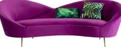 KARE Sofa Night Fever 3-Sitzer Lila