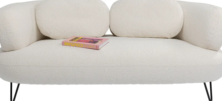 KARE Sofa Peppo 2-Sitzer Weiß 182cm