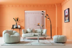 KARE Sofa Peppo 2-Sitzer Weiß 182cm