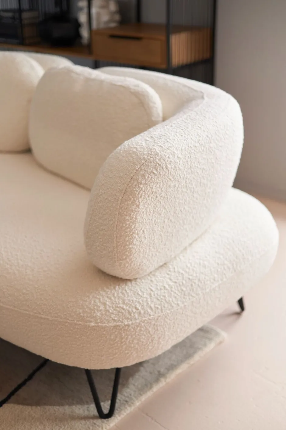 KARE Sofa Peppo 2-Sitzer Weiß 182cm