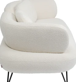 KARE Sofa Peppo 2-Sitzer Weiß 182cm