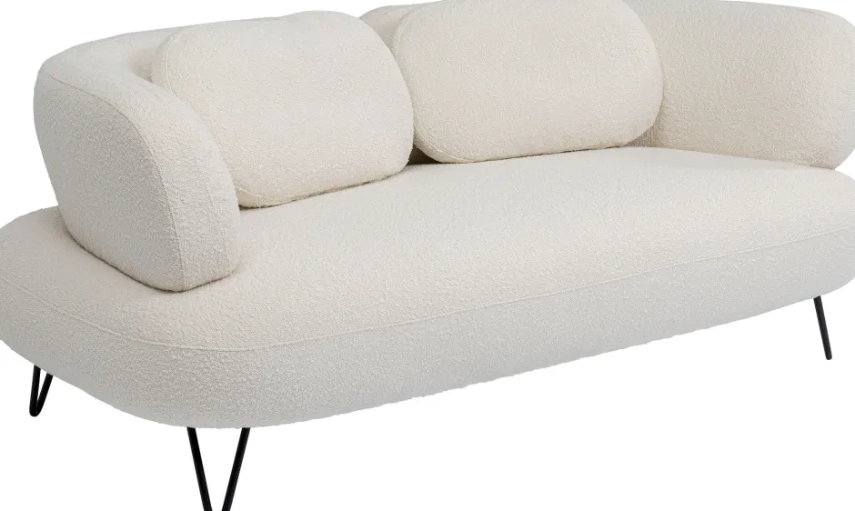 KARE Sofa Peppo 2-Sitzer Weiß 182cm